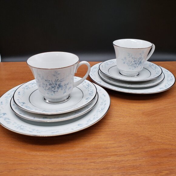 Noritake Carolyn 2693 Fine China Set for 2 – Luncheon, Bread, Cup & Saucer - Picture 1 of 15